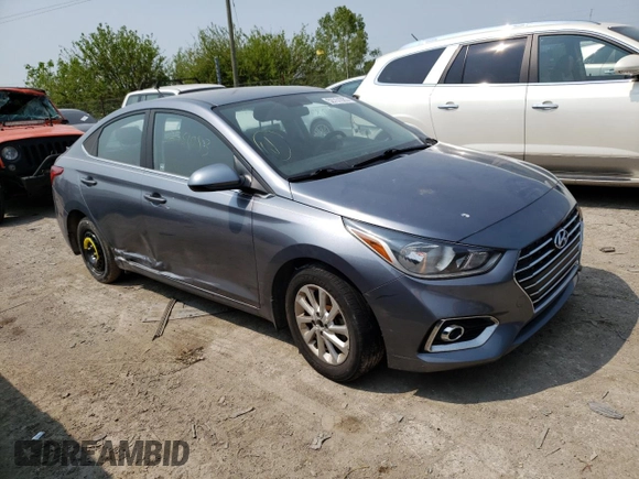 2020 Hyundai Accent SE with VIN 3KPC24A63LE125846, listed as a Copart auction lot 52751083 with 91,086 mi miles. Bid and sale history available at carsss.com. Image 4.