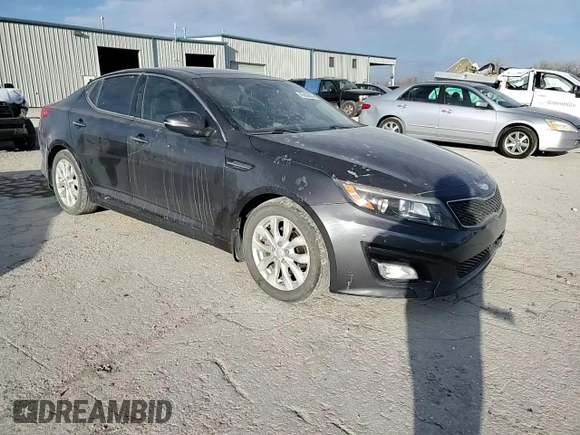 2015 Kia Optima EX with VIN 5XXGN4A7XFG473270, listed as a Copart auction lot 45860684 with 127,419 mi miles and Salvage Title. Bid and sale history available at DreamBid. Image 12.