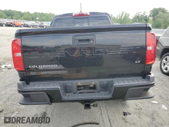 2022 Chevrolet Colorado 2WD LT with VIN 1GCGSCEA3N1103068, listed as a Copart auction lot 55971675 with 48,199 mi miles and Clean title. Bid and sale history available at DreamBid. Image 6.