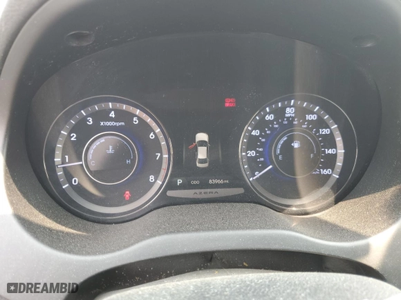 2014 Hyundai Azera Limited with VIN KMHFH4JG7EA398343, listed as a Copart auction lot 64888504 with 83,966 mi miles and Salvage Title. Bid and sale history available at carsss.com. Image 9.