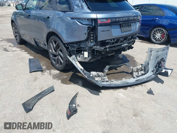 2020 Land Rover Range Rover Velar z VIN SALYU2EE1LA258140, wystawiony jako IAAI lot #42326439 z przebiegiem 61 827 mil mil oraz . Historia ofert i sprzedaży dostępna na DreamBid. Obrazek 6.