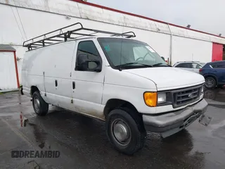 2006 Ford Econoline Cargo with VIN 1FTNS24W86DB02660, listed as a IAAI auction lot 41193514 with Not Provided miles. Bid and sale history available at carsss.com. Image 1.