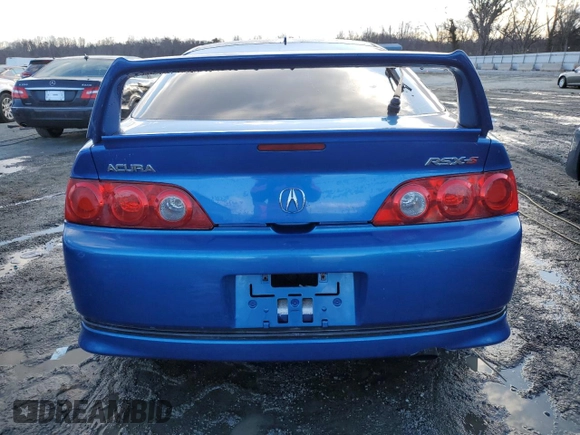 2005 Acura RSX Type S with VIN JH4DC53095S010179, listed as a Copart auction lot 42137095 with 160,934 mi miles and Salvage title. Bid and sale history available at DreamBid. Image 6.