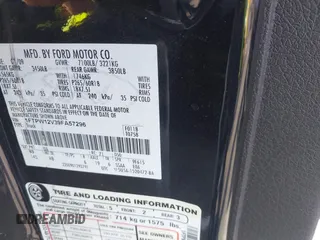 2009 Ford F-150 XL with VIN 1FTPW12V39FA57296, listed as a IAAI auction lot 41367291 with 1 mi miles. Bid and sale history available at carsss.com. Image 9.