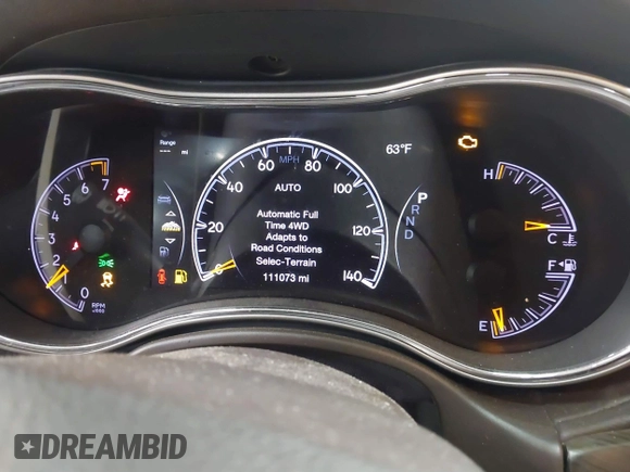 2017 Jeep Grand Cherokee Overland with VIN 1C4RJFCG7HC749730, listed as a IAAI auction lot 42009994 with 111,073 mi miles. Bid and sale history available at carsss.com. Image 7.