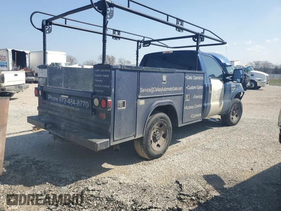 2008 Ford F-250 with VIN 1FDNF20558ED13020, listed as a Copart auction lot 48329705 with Not provided miles and Salvage title. Bid and sale history available at DreamBid. Image 3.
