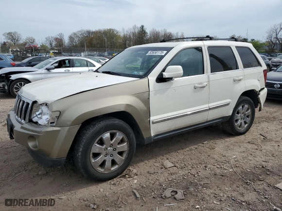 2008 Jeep Grand Cherokee Limited with VIN 1J8HR58208C205364, listed as a Copart auction lot 53658175 with 282,016 mi miles and Salvage Title. Bid and sale history available at carsss.com. Image 1.