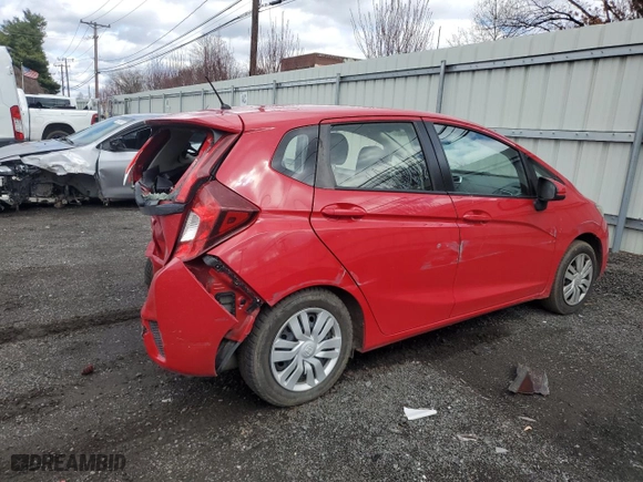 2016 Honda Fit LX with VIN JHMGK5H53GS000318, listed as a Copart auction lot 52281735 with 0 mi miles and Salvage Title. Bid and sale history available at carsss.com. Image 3.