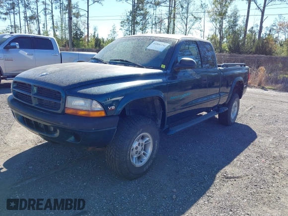 1998 Dodge Dakota SLT with VIN 1B7GG22Y0WS524464, listed as a IAAI auction lot 41806151 with 185,380 mi miles. Bid and sale history available at carsss.com. Image 2.