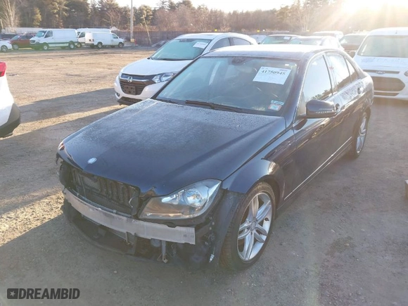 2013 Mercedes-Benz C-Class C 300 Sport with VIN WDDGF8AB4DA803007, listed as a IAAI auction lot 41750945 with 161,677 mi miles. Bid and sale history available at carsss.com. Image 2.