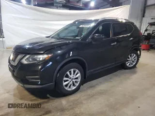 2018 Nissan Rogue SV with VIN 5N1AT2MV4JC790525, listed as a Copart auction lot 49298055 with 127,374 mi miles and Salvage Title. Bid and sale history available at carsss.com. Image 1.