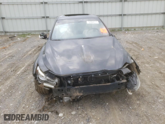 2020 Infiniti Q50 Red Sport 400 with VIN JN1FV7AP6LM630007, listed as a Copart auction lot 52964315 with Not provided miles and Salvage title. Bid and sale history available at DreamBid. Image 5.