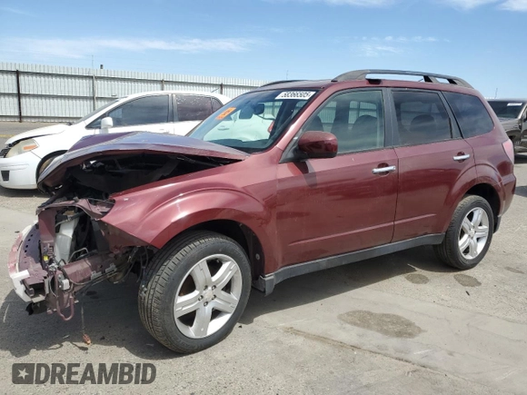 2009 Subaru Forester X with VIN JF2SH63639H796487, listed as a Copart auction lot 58366505 with 79,518 mi miles and Salvage title. Bid and sale history available at DreamBid. Image 1.