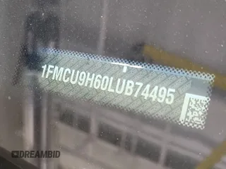 2020 Ford Escape SEL z VIN 1FMCU9H60LUB74495, wystawiony jako IAAI lot #42634880 z przebiegiem 39 530 mil mil oraz . Historia ofert i sprzedaży dostępna na DreamBid. Obrazek 17.