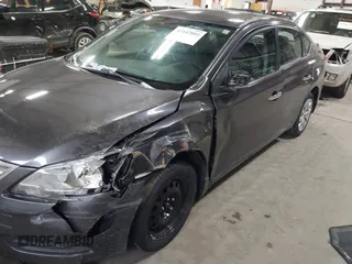 2015 Nissan Sentra S with VIN 3N1AB7AP3FY347486, listed as a IAAI auction lot 41447802 with Not Provided miles. Bid and sale history available at carsss.com. Image 6.