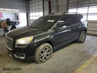 2014 GMC Acadia SLT with VIN 1GKKVRKD0EJ351432, listed as a Copart auction lot 44715535 with 218,859 mi miles and Clean Title. Bid and sale history available at carsss.com. Image 1.