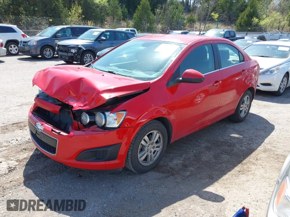 2013 Chevrolet Sonic LT with VIN 1G1JC5SH4D4218557, listed as a IAAI auction lot 41996710 with 159,962 mi miles and . Bid and sale history available at DreamBid. Image 2.