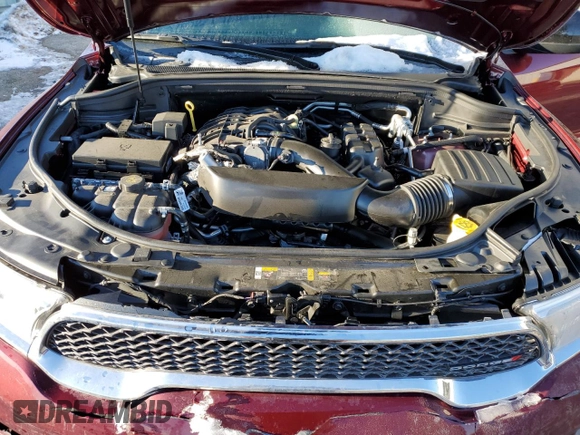2024 Dodge Durango SXT with VIN 1C4RDJAG7RC238114, listed as a Copart auction lot 89012035 with 11,345 mi miles and Salvage title. Bid and sale history available at DreamBid. Image 12.