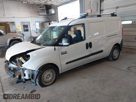 2020 Ram ProMaster City Cargo Tradesman with VIN ZFBHRFAB9L6R58490, listed as a IAAI auction lot 41786284 with 55,047 mi miles and . Bid and sale history available at DreamBid. Image 2.