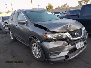 2017 Nissan Rogue S with VIN KNMAT2MT7HP518573, listed as a IAAI auction lot 42708763 with 129,286 mi miles and . Bid and sale history available at DreamBid. Image 1.
