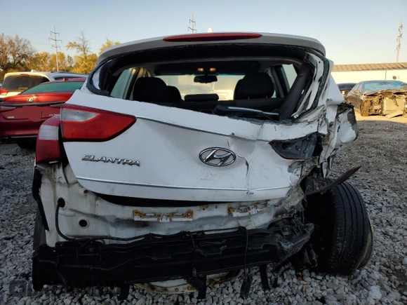 2013 Hyundai Elantra GT with VIN KMHD35LE7DU090822, listed as a Copart auction lot 76502934 with 171,602 mi miles and Salvage Title. Bid and sale history available at carsss.com. Image 6.