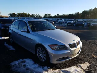 2006 BMW 3 Series 330i with VIN WBAVB335X6KR77827, listed as a Copart auction lot 51356185 with 151,157 mi miles and Non Repairable. Bid and sale history available at carsss.com. Image 1.
