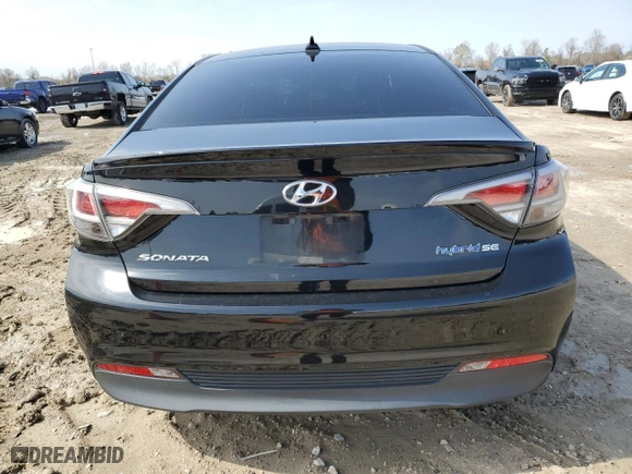2017 Hyundai Sonata Hybrid SE with VIN KMHE24L14HA060375, listed as a Copart auction lot 45228695 with 138,232 mi miles and Salvage Title. Bid and sale history available at carsss.com. Image 6.