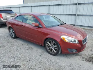 2012 Volvo C70 T5 with VIN YV1672MC8CJ127688, listed as a Copart auction lot 69642354 with 0 mi miles and Clean Title. Bid and sale history available at carsss.com. Image 4.