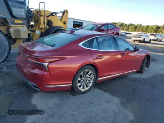 2019 Lexus LS with VIN JTHB51FF1K5007992, listed as a Copart auction lot 81781454 with 50,571 mi miles and Salvage Title. Bid and sale history available at carsss.com. Image 3.