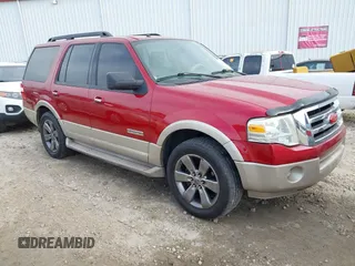 2008 Ford Expedition Eddie Bauer z VIN 1FMFU17588LA48826, wystawiony jako IAAI lot #41681529 z przebiegiem 269 766 mil mil oraz . Historia ofert i sprzedaży dostępna na DreamBid. Obrazek 1.