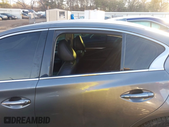 2018 Infiniti Q50 3.0t Luxe with VIN JN1EV7AR4JM432777, listed as a IAAI auction lot 41445123 with 98,621 mi miles. Bid and sale history available at carsss.com. Image 6.
