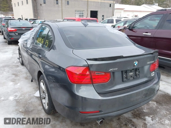 2014 BMW 3 Series 328d xDrive with VIN WBA3D5C55EKX98381, listed as a IAAI auction lot 41590673 with Not Provided miles. Bid and sale history available at carsss.com. Image 3.