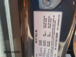 2020 Tesla Model 3 Standard Range Plus with VIN 5YJ3E1EA2LF658205, listed as a Copart auction lot 42481975 with 55,303 mi miles and Salvage Title. Bid and sale history available at DreamBid. Image 12.
