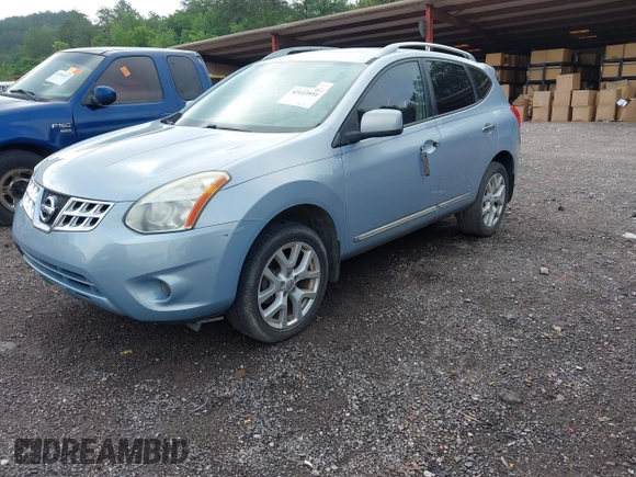 2011 Nissan Rogue SV with VIN JN8AS5MT6BW178421, listed as a IAAI auction lot 42113931 with 174,879 mi miles. Bid and sale history available at carsss.com. Image 2.