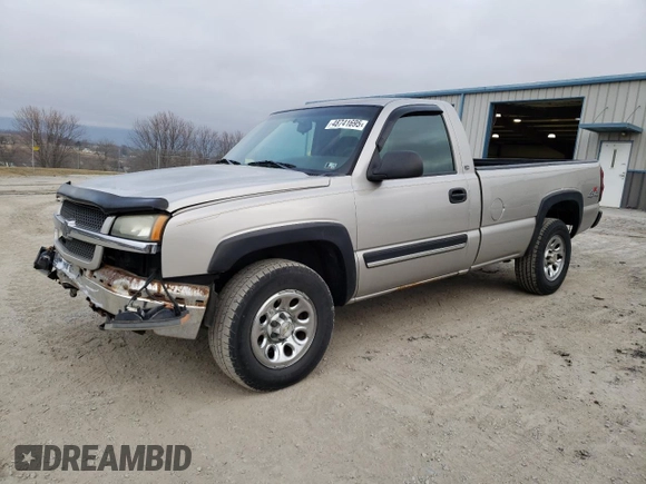 2006 Chevrolet Silverado 1500 Work Truck with VIN 3GCEK14Z66G240043, listed as a Copart auction lot 48741695 with 205,894 mi miles and Salvage Title. Bid and sale history available at carsss.com. Image 1.