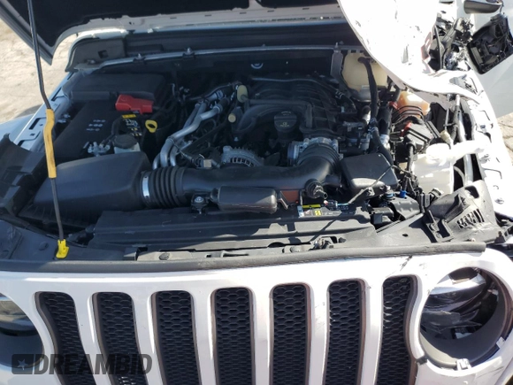 2020 Jeep Wrangler Unlimited Rubicon с VIN 1C4HJXFG4LW239307, выставлен на аукционе Copart как лот 54037595 с пробегом 19 850 миль миль и Списание • Salvage title. История ставок и продаж доступна на DreamBid. Изображение 11.
