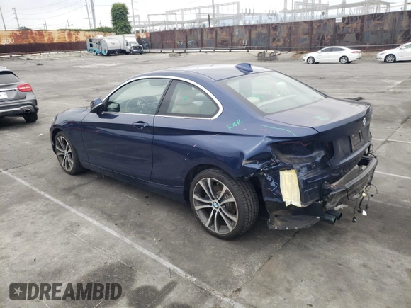 2016 BMW 2 Series 228i z VIN WBA1F9C51GV546640, wystawiony jako Copart lot #55635985 z przebiegiem 78 189 mil mil oraz Szkoda całkowita • Salvage title. Historia ofert i sprzedaży dostępna na DreamBid. Obrazek 2.