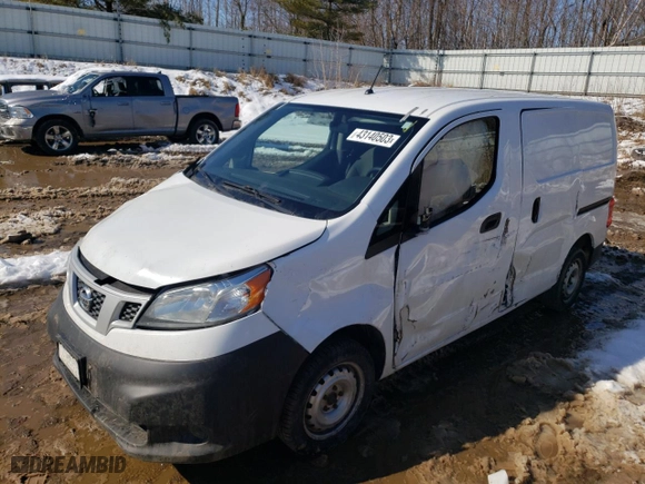 2019 Nissan NV200 Compact Cargo S with VIN 3N6CM0KN6KK690761, listed as a Copart auction lot 43140503 with 321,301 mi miles. Bid and sale history available at carsss.com. Image 1.