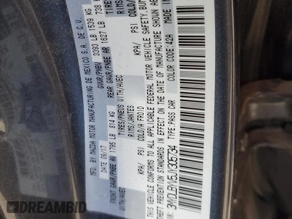 2018 Toyota Yaris with VIN 3MYDLBYV5JY305734, listed as a Copart auction lot 55182945 with 80,479 mi miles and Salvage Title. Bid and sale history available at DreamBid. Image 12.