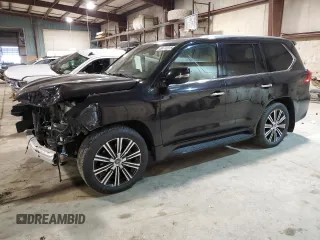 2019 Lexus LX 570 with VIN JTJHY7AX6K4289734, listed as a Copart auction lot 59772315 with 87,424 mi miles and Salvage title. Bid and sale history available at DreamBid. Image 1.