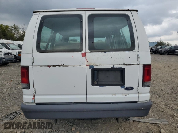 2007 Ford Econoline Passenger XL with VIN 1FMNE11W87DA96037, listed as a Copart auction lot 72926294 with Not provided miles and Salvage title. Bid and sale history available at DreamBid. Image 6.