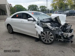 2018 Mercedes-Benz CLA 250 with VIN WDDSJ4GB8JN637815, listed as a Copart auction lot 68822413 with Not Provided miles and . Bid and sale history available at DreamBid. Image 4.