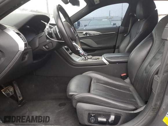 2022 BMW 8 Series 840i with VIN WBAGV2C09NCH61770, listed as a Copart auction lot 48985785 with 21,354 mi miles and Salvage Title. Bid and sale history available at DreamBid. Image 7.