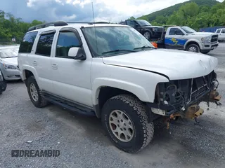 2005 Chevrolet Tahoe Z71 with VIN 1GNEK13T35R136905, listed as a IAAI auction lot 42496097 with 316,601 mi miles and . Bid and sale history available at DreamBid. Image 1.