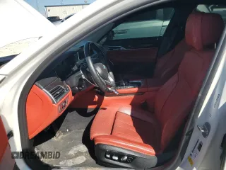 2019 BMW 7 Series 750i with VIN WBA7F0C5XKGM25348, listed as a Copart auction lot 46537485 with 54,365 mi miles and Salvage title. Bid and sale history available at DreamBid. Image 7.