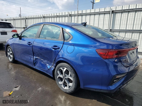 2021 Kia Forte LXS with VIN 3KPF24AD8ME288019, listed as a Copart auction lot 45537395 with 48,739 mi miles and Salvage Title. Bid and sale history available at carsss.com. Image 2.