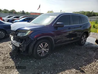 2016 Honda Pilot EX-L with VIN 5FNYF5H73GB054761, listed as a Copart auction lot 59740275 with 166,292 mi miles and Salvage title. Bid and sale history available at DreamBid. Image 1.