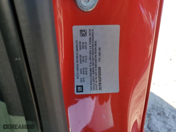 2015 Chevrolet Camaro LS with VIN 2G1FB1E33F9255066, listed as a Copart auction lot 87185474 with 173,995 mi miles and Salvage Title. Bid and sale history available at carsss.com. Image 12.
