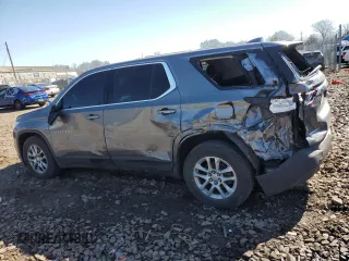 2018 Chevrolet Traverse LS with VIN 1GNEVFKW2JJ213644, listed as a Copart auction lot 48276425 with 93,462 mi miles and Salvage Title. Bid and sale history available at carsss.com. Image 2.