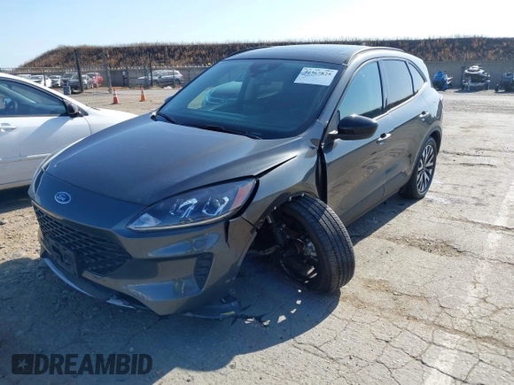 2020 Ford Escape SE Sport Hybrid with VIN 1FMCU0BZ3LUC49186, listed as a IAAI auction lot 42367825 with 28,362 mi miles and . Bid and sale history available at DreamBid. Image 17.